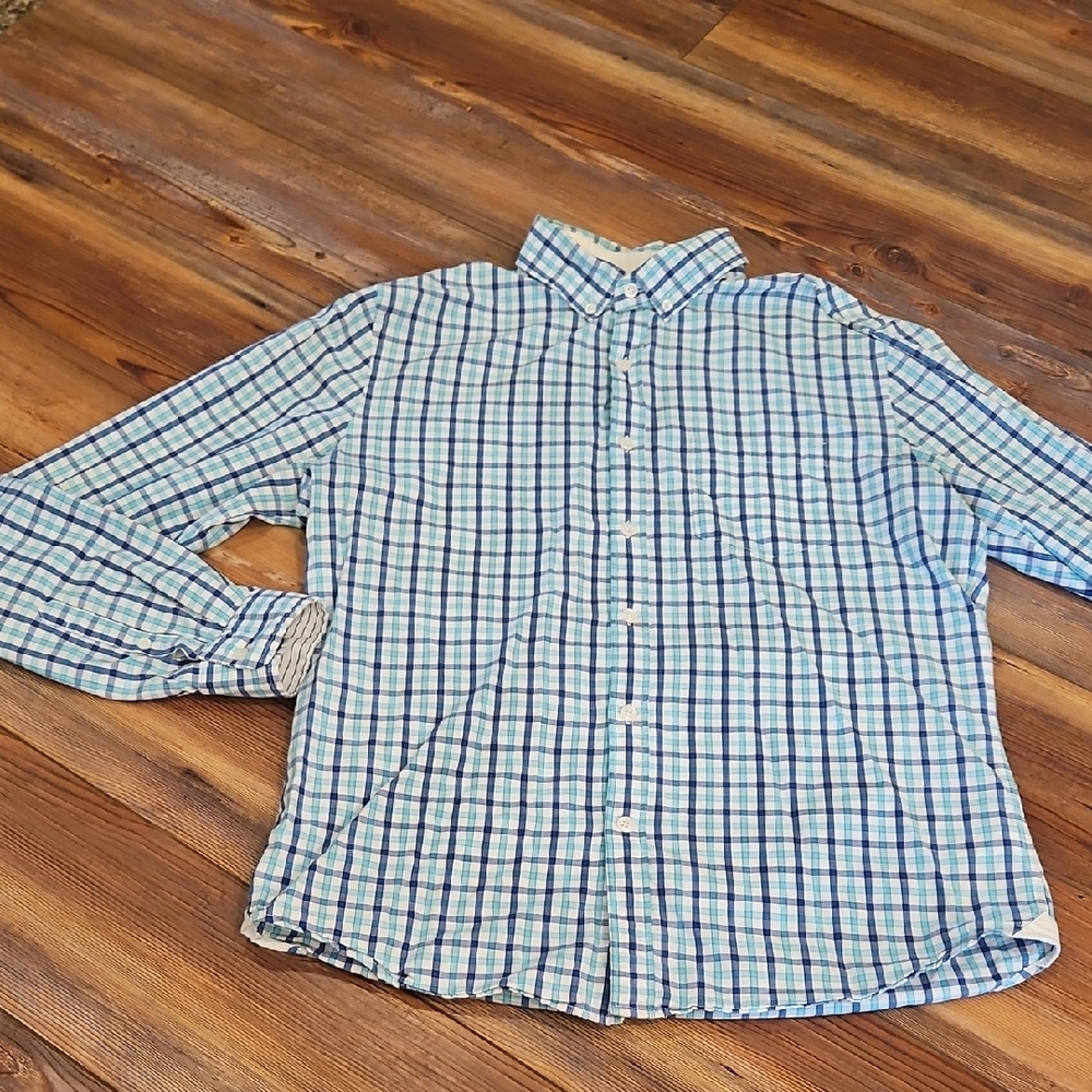 Express Men's Plaid Button-Up Shirt